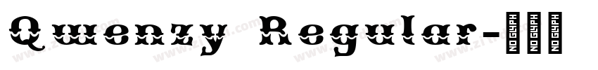 Qwenzy Regular字体转换